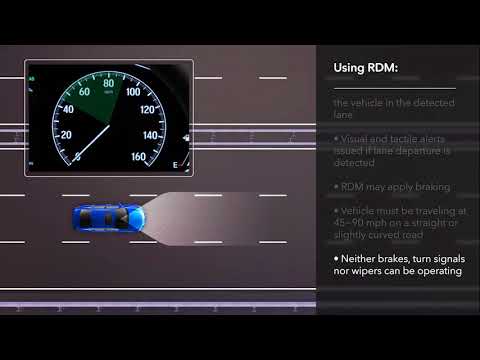 How to Use the Road Departure Mitigation System (RDM) on the 2018 Honda Accord