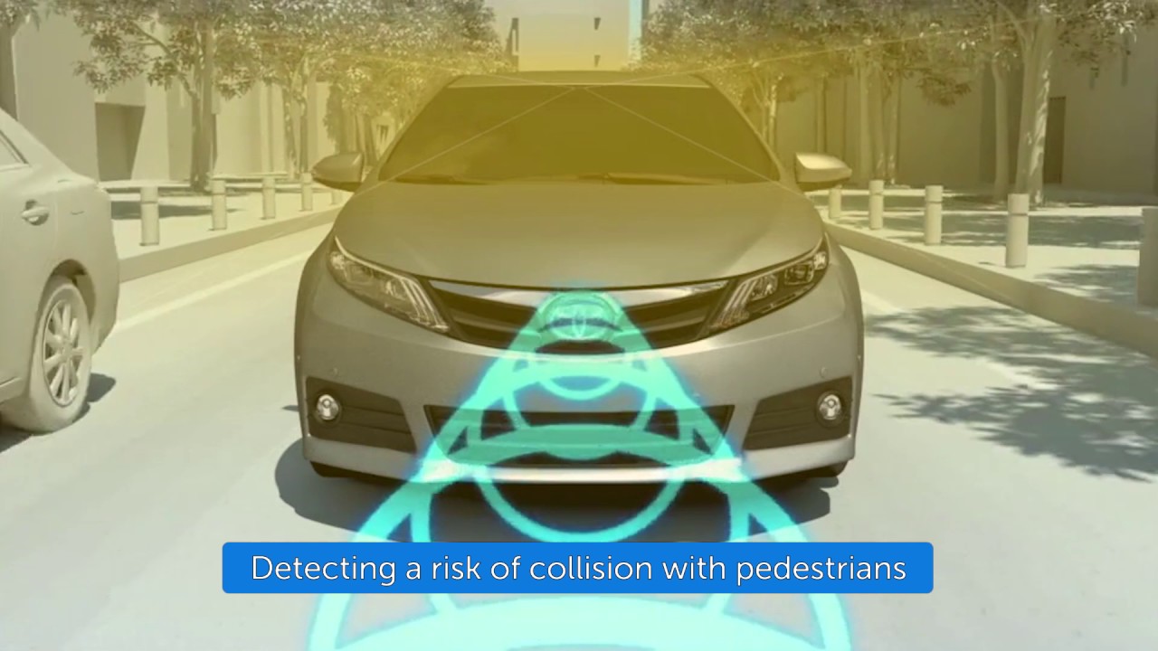 Toyota Safety Sense P – Pre Collision System with Pedestrian Detection