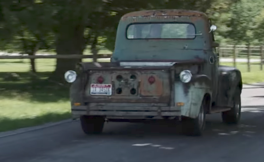 1952 Ford Truck Goes in One Direction: Backward