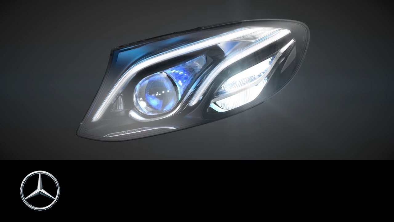 Headlamps in the new Mercedes-Benz E-Class: MULTIBEAM LED