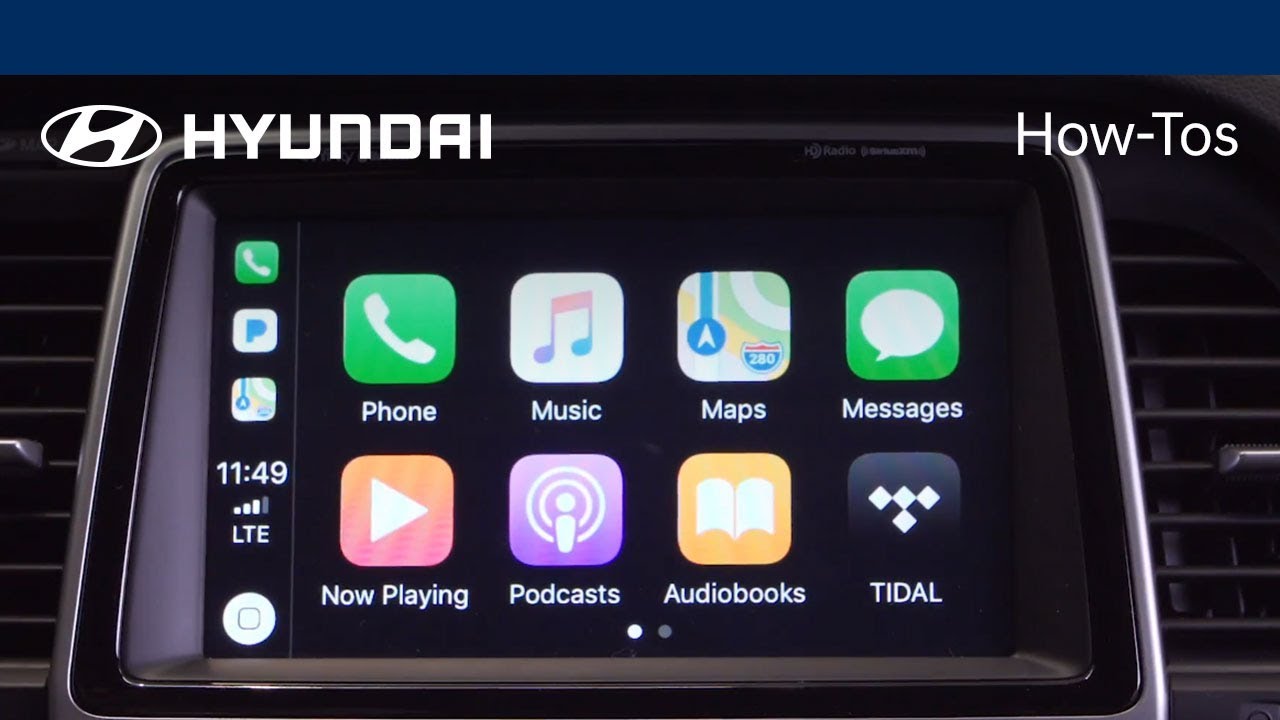 How to use the Apple CarPlay™ Feature | 2018 Hyundai