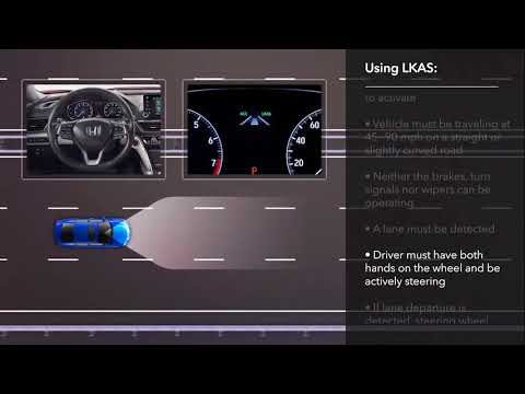 How to Use the Lane Keeping Assist System (LKAS) on the 2018 Honda Accord