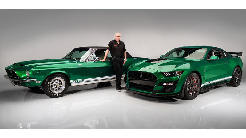 The first 2020 Ford Mustang Shelby GT500 is an homage to the 1968 Green Hornet