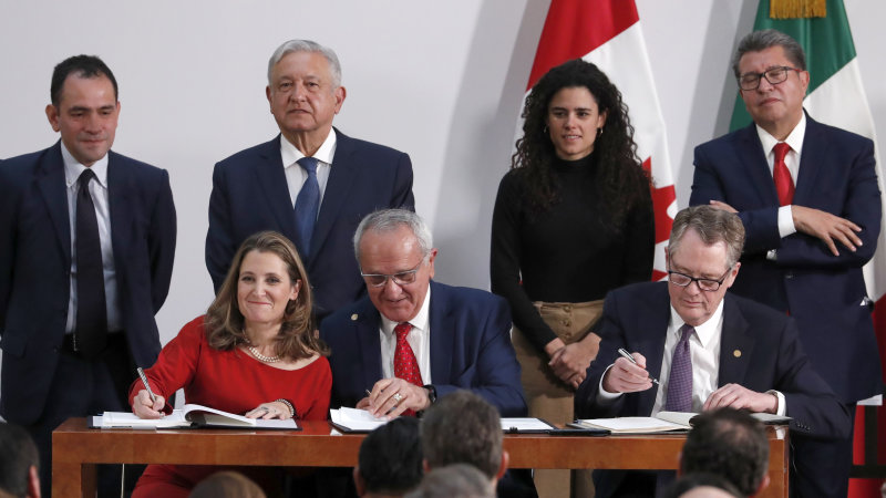 U.S., Canada, Mexico sign agreement — again — to replace NAFTA