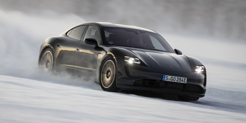 2020 Porsche Taycan 4S Has No Time for Your Winter Driving Worries