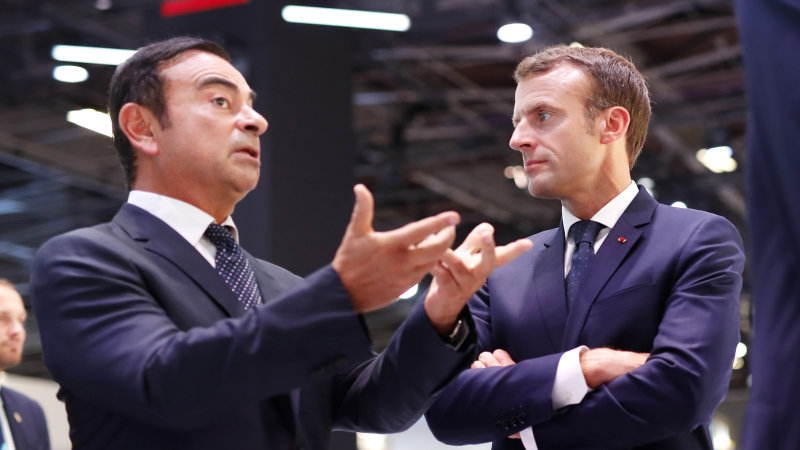 Ghosn: Nissan-Renault strife and his arrest can be traced back to Macron