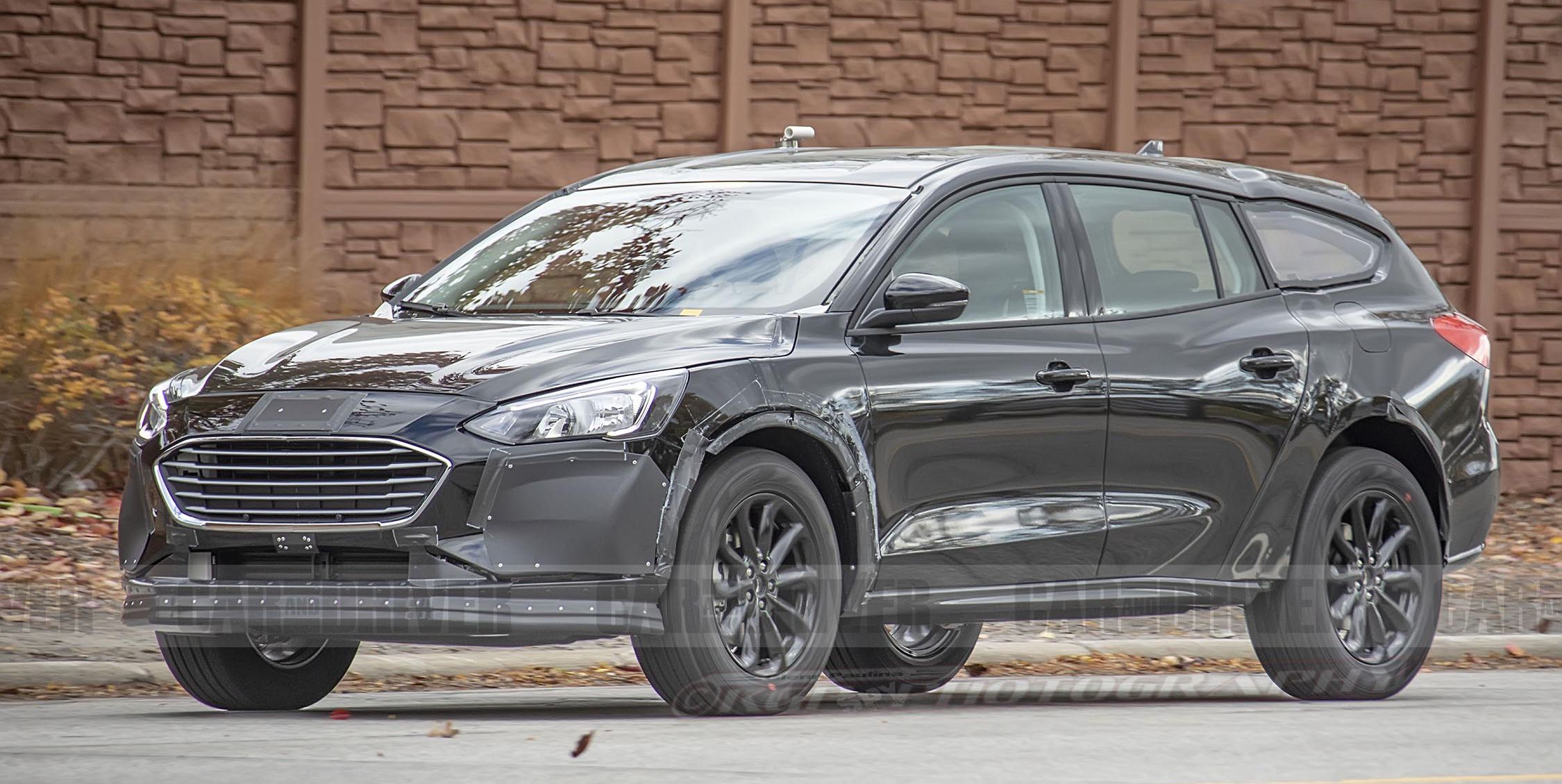 Next Ford Fusion Takes Shape as a Subaru Outback–Style Lifted Wagon