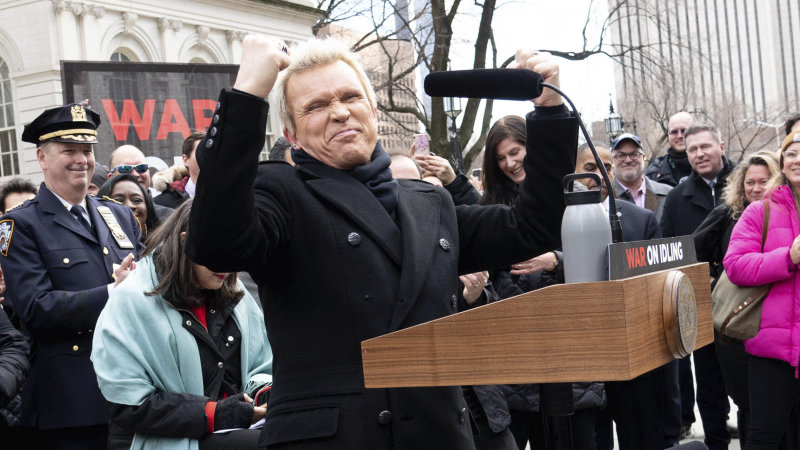 A rebel yells about pollution: Billy Idol stars in New York anti-idling ads