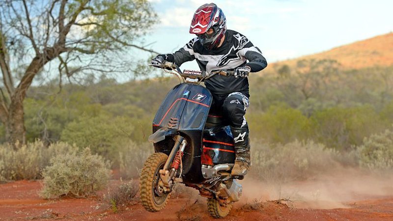 Racing Vespas in the Mexican 1000 sounds like peak adventure