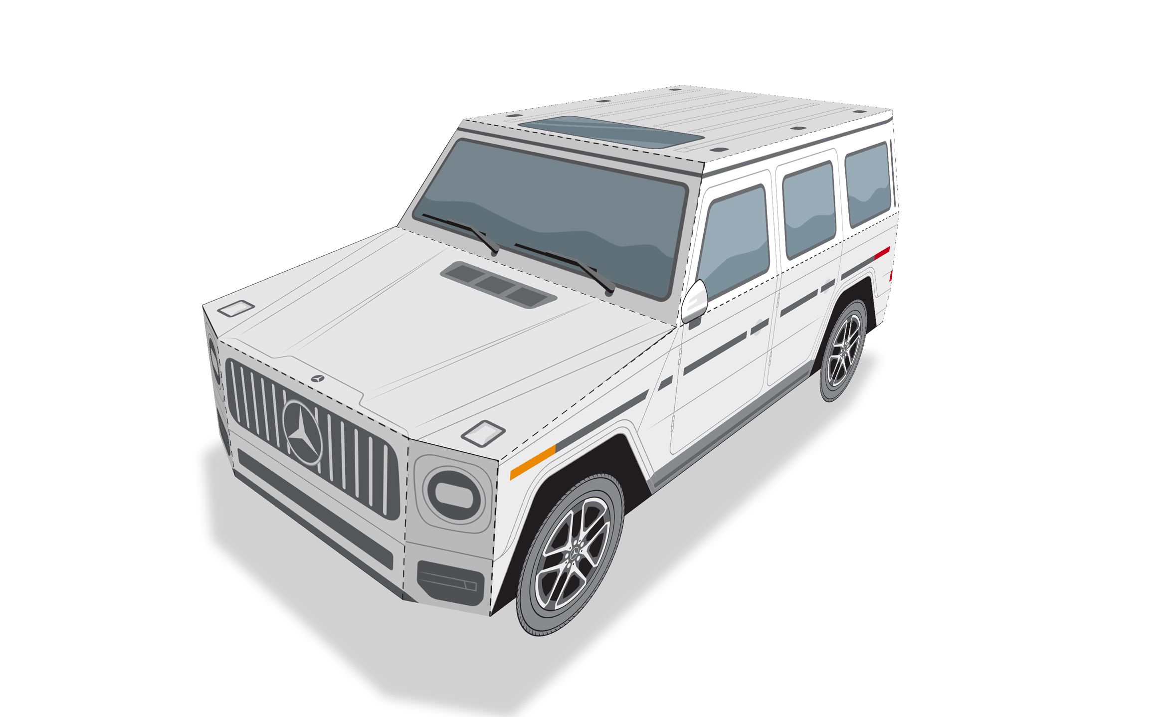 Build Your Own (Paper) Mercedes G-wagon