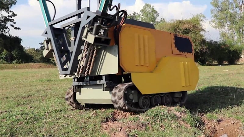 Meet Jevit the landmine removing robot