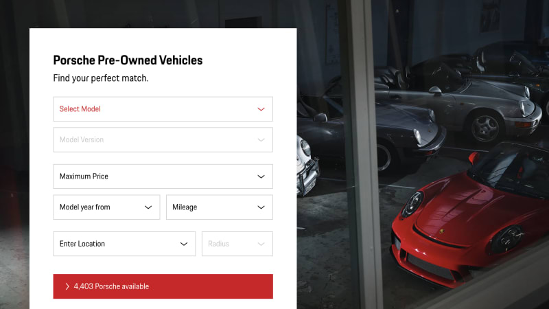 Porsche launches nationwide pre-owned site, and here are some cool cars we found