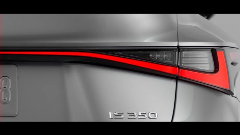 2021 Lexus IS shows its rear end, gets a new unveiling date