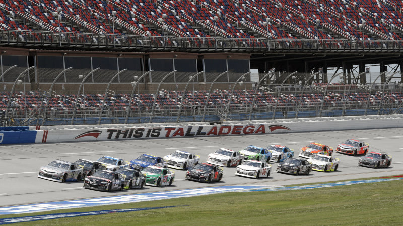 NASCAR deals with new rules, feuds and more fans at Talladega