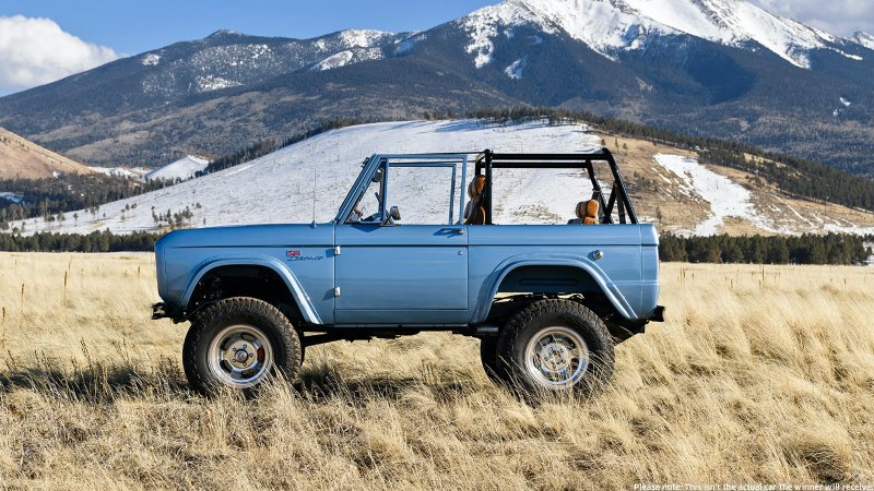 Still need a gift for Dad for Father’s Day? An electric Bronco and $20,000 in cash should do the trick