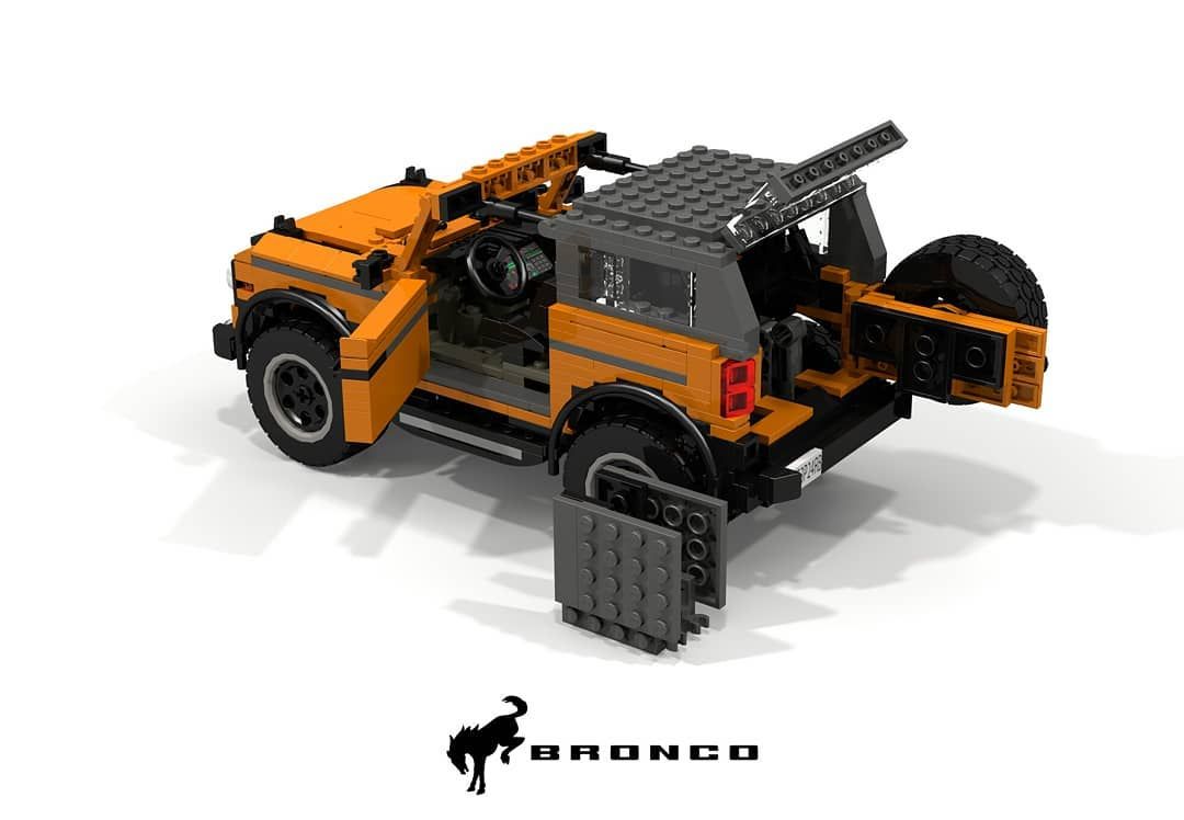 2021 Ford Bronco Becomes Lego Model Thanks to a Ford Engineer