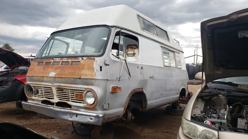 Junkyard Gem: 1969 Chevrolet ChevyVan 108 Camper