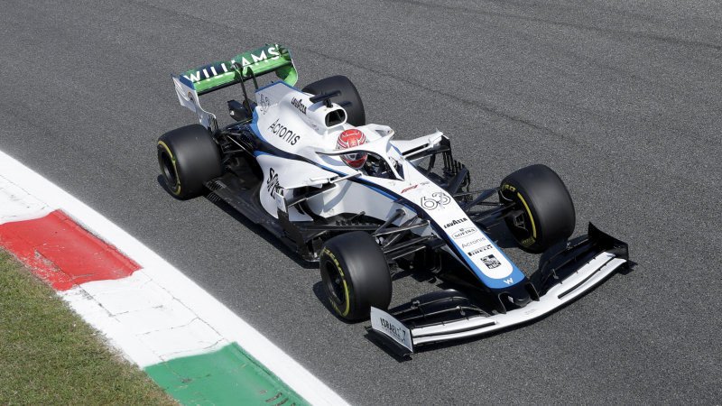 Claire Williams waved her cars out for the last time at Monza