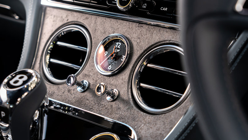 Your Bentley interior can literally rock with stone trim