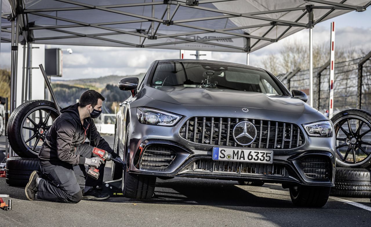 Watch the Hot Mercedes-AMG GT63 S Set a Nürburgring Record