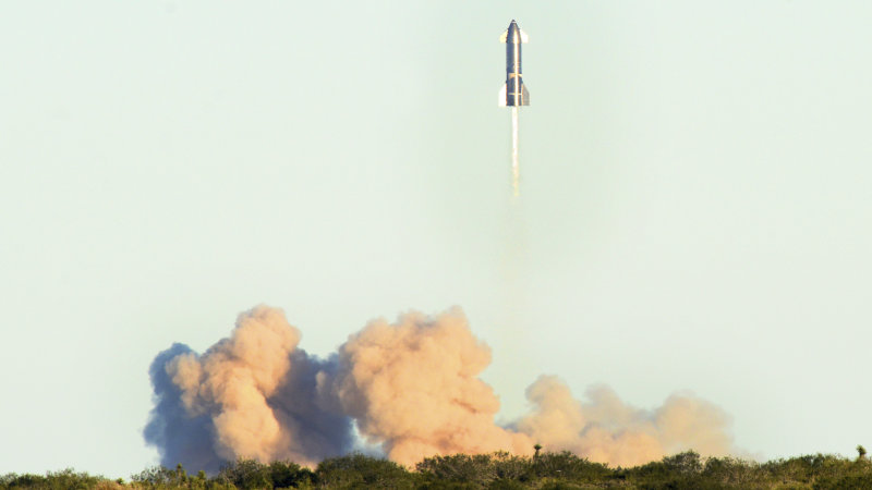 SpaceX Starship’s highest test flight ends in crash-landing and explosion