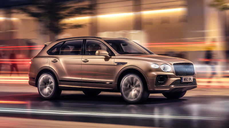 2021 Bentley Bentayga Hybrid revealed with tech improvements, same powertrain