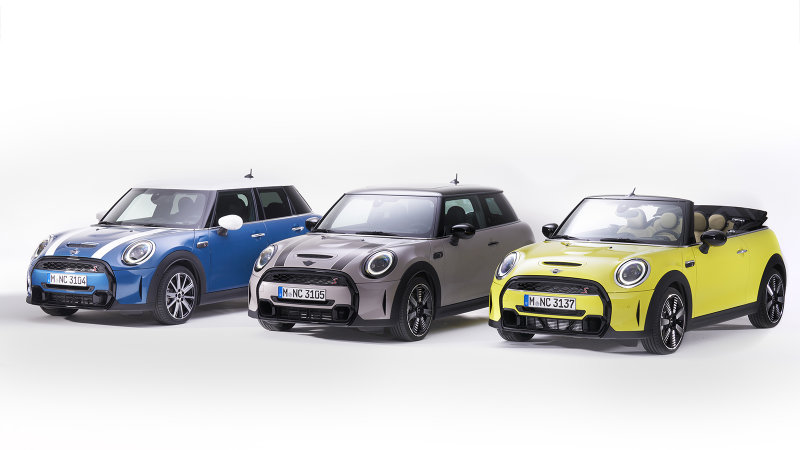 2022 Mini Cooper Hardtop and Convertible refresh adds more grille
