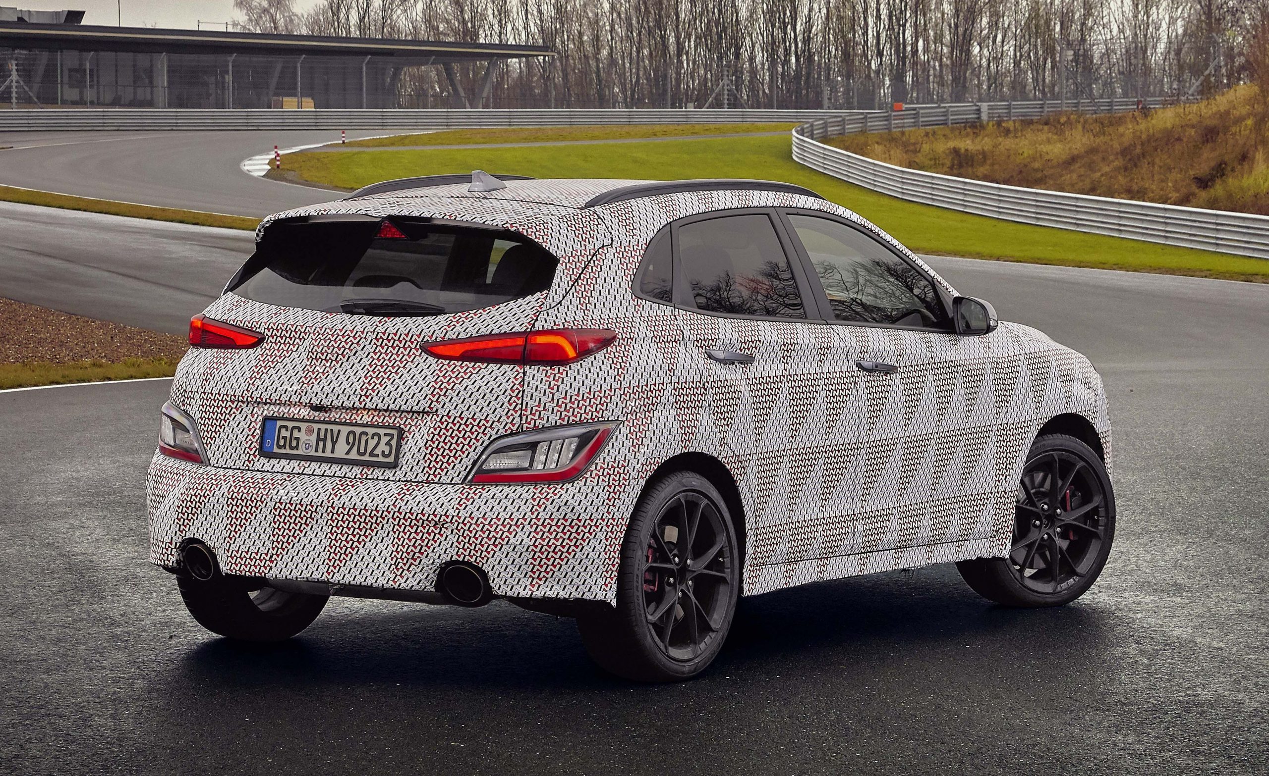 Hyundai Shows Kona N Prototype and Confirms Powertrain Specs