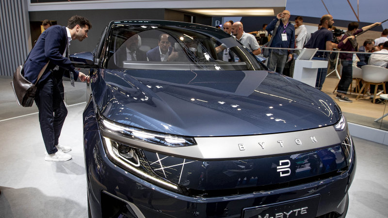 iPhone maker Foxconn to build electric SUVs with Byton