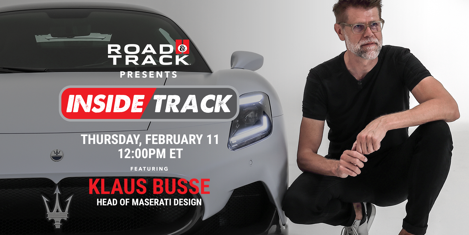 Watch Maserati Head of Design Klaus Busse on Road & Track’s Q&A Series