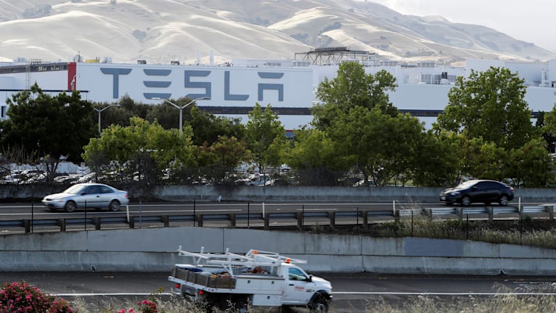 Fire at Tesla’s Fremont factory under control, no injuries reported