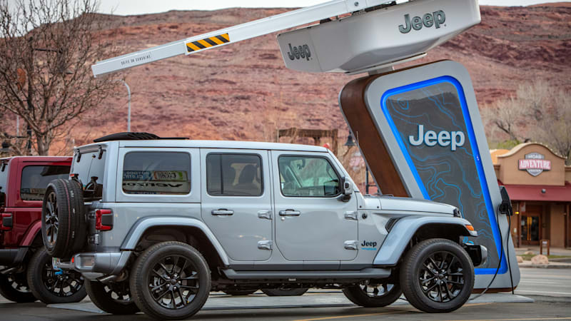 Jeep and Electrify America to put EV chargers at 4WD trailheads