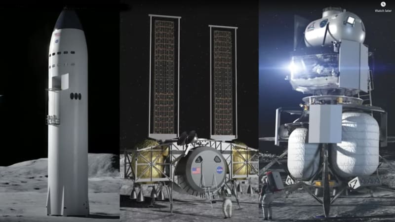 SpaceX wins $2.9 billion NASA contract for moon lander, with 2024 goal