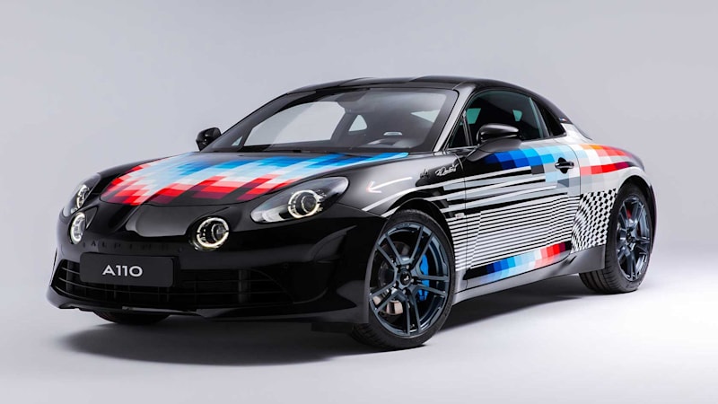 Alpine will sell three A110S art cars painted by Felipe Pantone