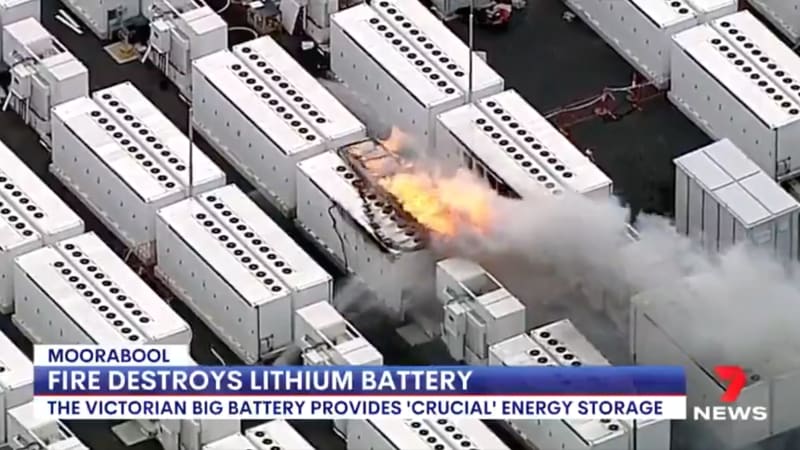 Tesla Megapack unit catches fire in Australia during testing