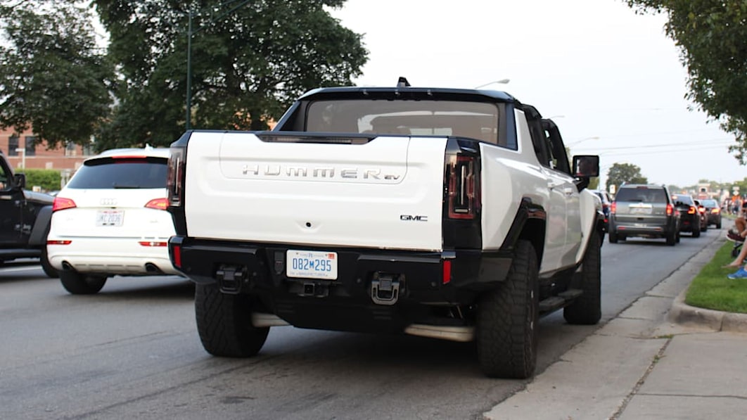 GM crab walked the Hummer EV truck up and down Woodward this weekend