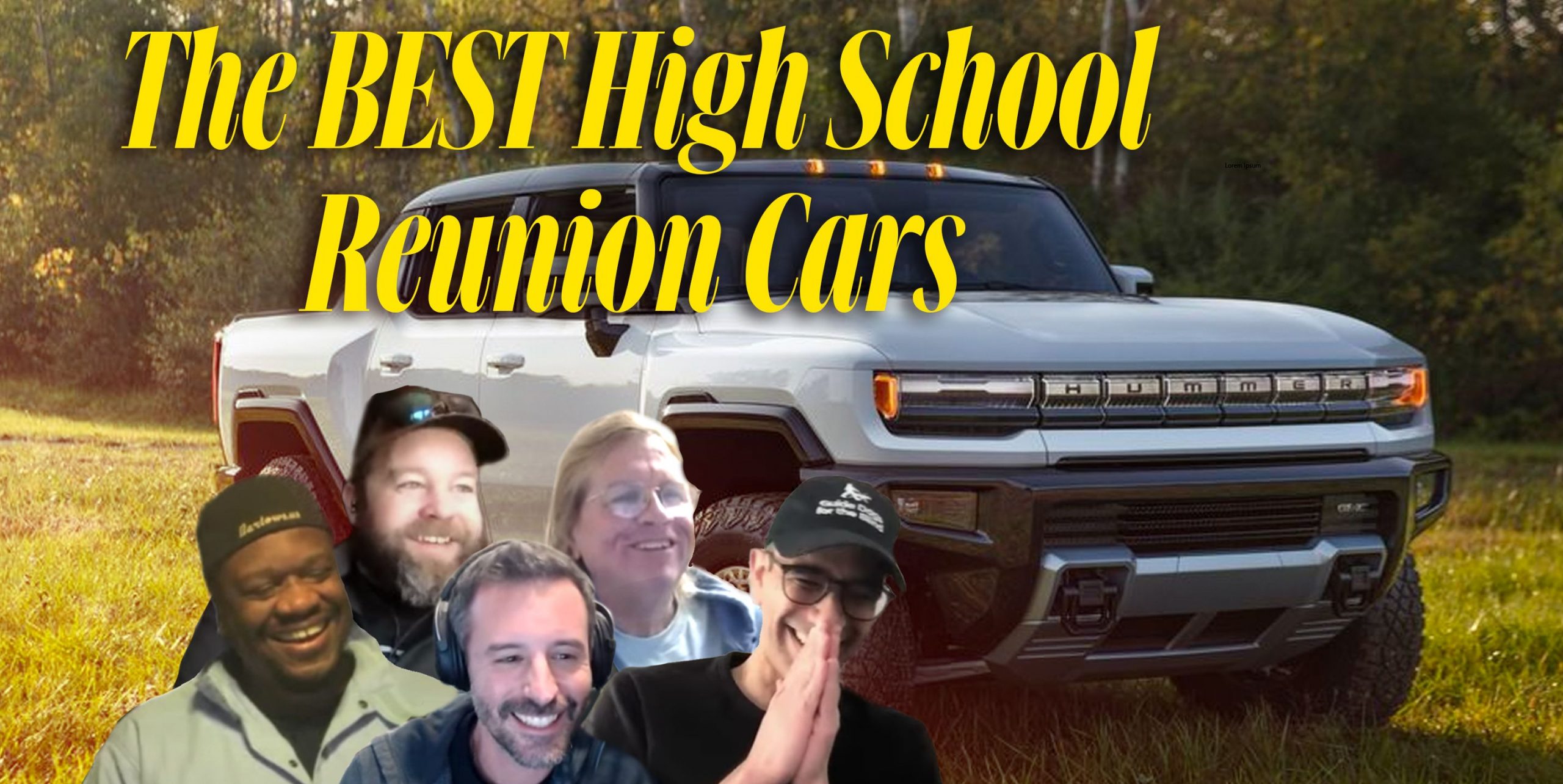 Window Shop with Car and Driver: Cars to take to a High School Reunion
