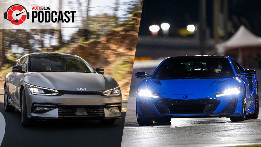 2022 Kia EV6 and Acura NSX Type S driven | Autoblog Podcast #715