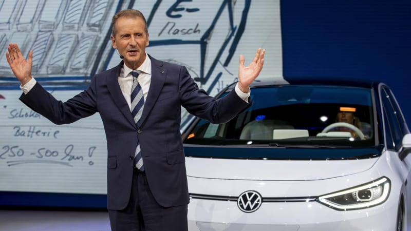 VW ousts CEO Herbert Diess, replaces him with Porsche boss