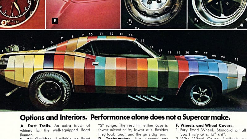 Dodge Challenger ‘Paint Chip’ wrap shows off all 14 colors for 2023