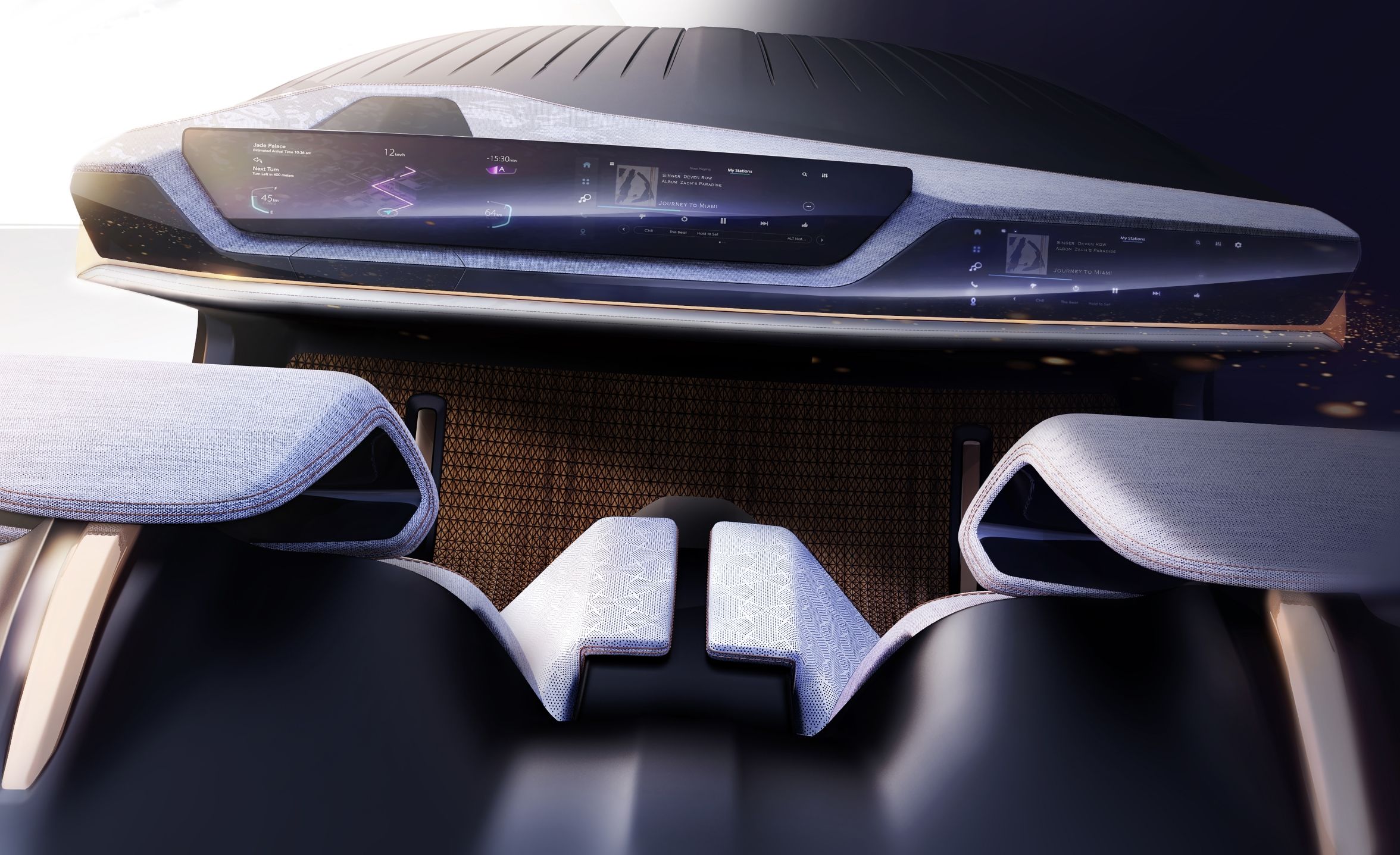 Chrysler Shows a Futuristic Interior Concept with Massive Screens