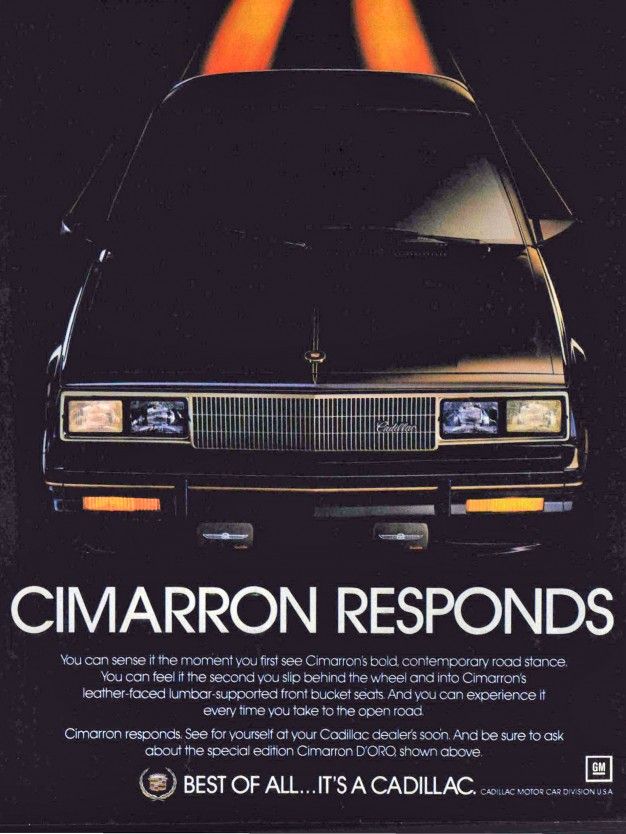 A Cadillac Cimarron Mea Culpa