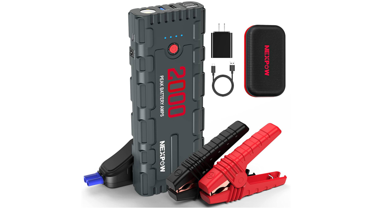 This NEXPOW car jump starter is 30% off today