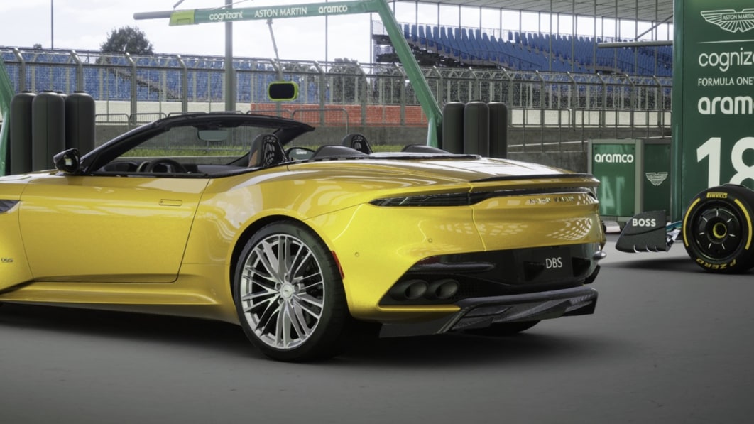 Aston Martin’s model configurator puts the cars in the pits