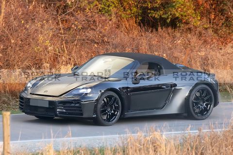 Watch the New Electric Porsche 718 Boxster Lap the Nürburgring